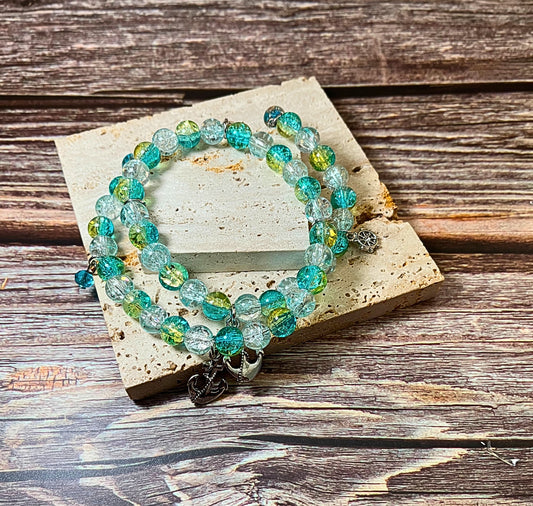 Seaglass Dreams Wrap Bracelet