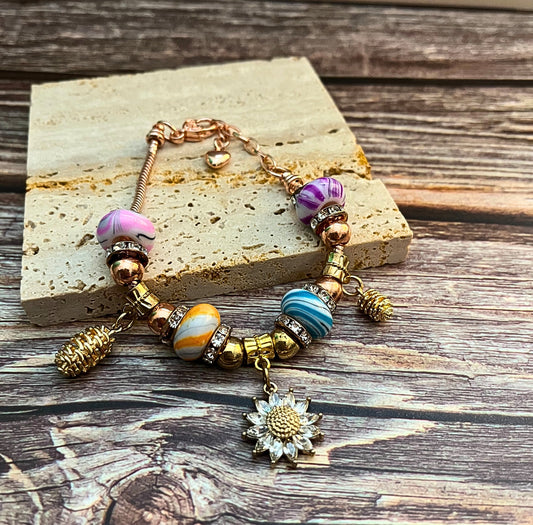 Ray of Sunshine Charm Bracelet